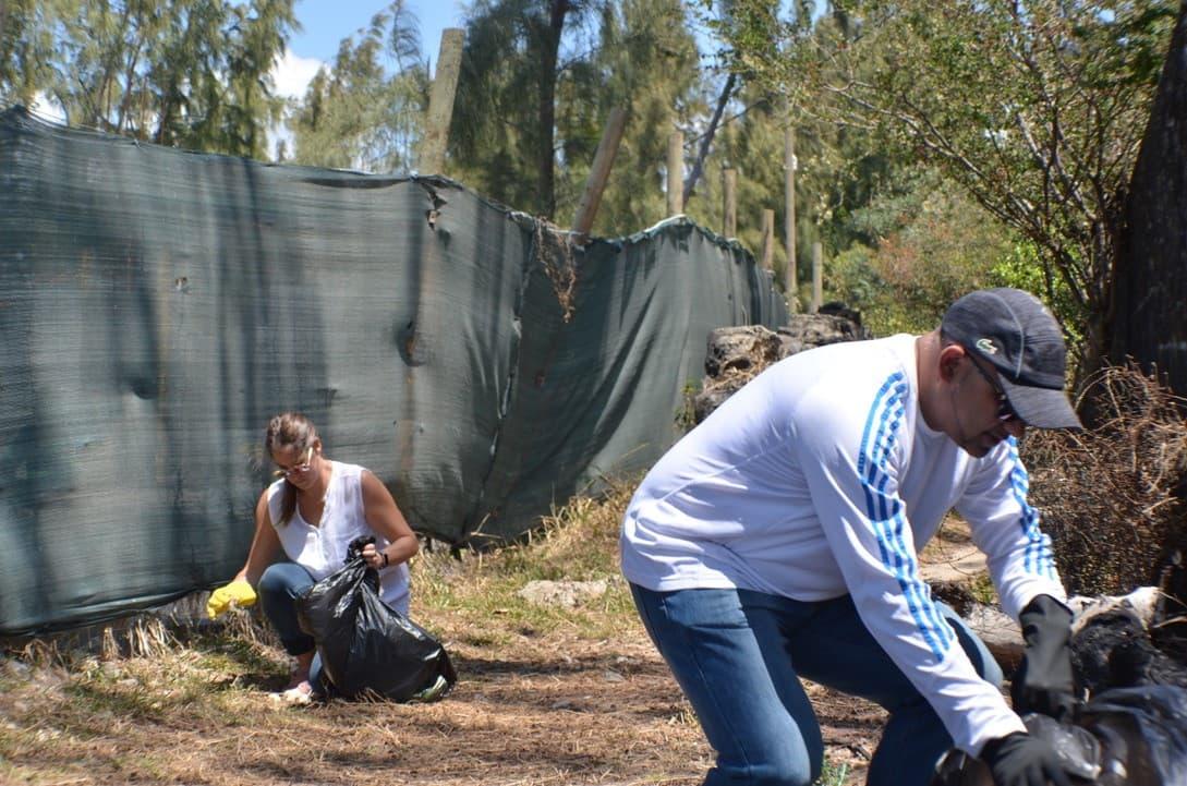 Ocean Grand Gaube beach clean up
